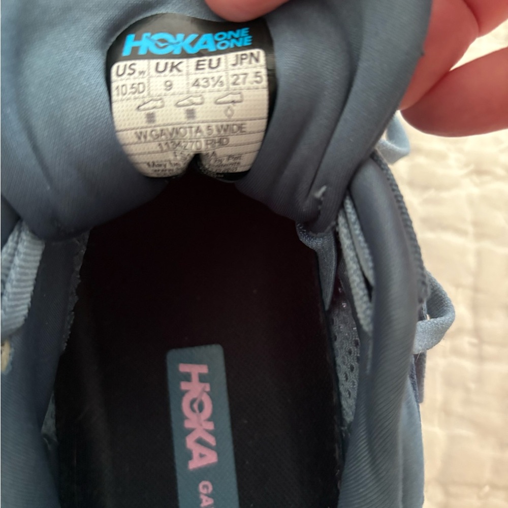 Hoka Gaviota 5 W Women's Athletic Shoes in Blue and Pink. Size 10.5 - Picture 4 of 5